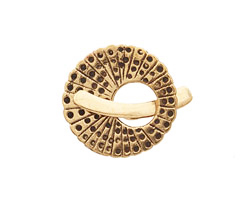 Saki Bronze Peacock Toggle Clasp 21mm, 23mm bar