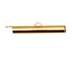 Brass Bead Pod Toggle Bar 37x4mm