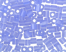 TOHO Transparent Frosted Light Sapphire Cube 4mm Seed Bead