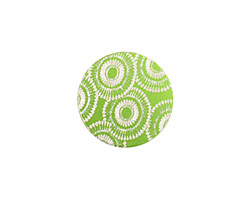 Lillypilly Lime Green Dandelion Anodized Aluminum Disc 19mm, 24 gauge