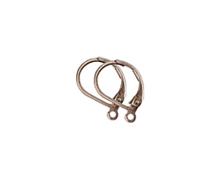 Nunn Design Antique Silver (plated) Small Leverback Earwire 10x13mm