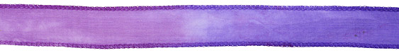 Purple Rain Silk Ribbon 20mm