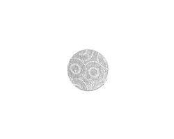 Lillypilly Silver Dandelion Anodized Aluminum Disc 11mm, 22 gauge