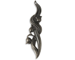 Vintaj Arte Metal Lily of the Valley Pendant 14x55mm