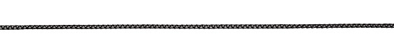 SilverSilk Non-Tarnish Black 4 Needle Flat Knitted Wire 2.2mm