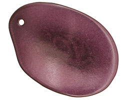 Tagua Nut Grape Potato Chip 30-37x37-47mm