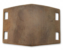 Vintaj Natural Brass Wide Blank Connector 52x38mm