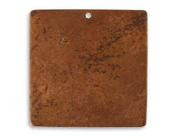 Vintaj Artisan Copper Large Square Altered Blank 29mm