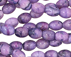 Purple Wave Agate Rice 10x8mm