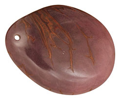 Tagua Nut Grape Groovy Slice 25-35x30-42mm