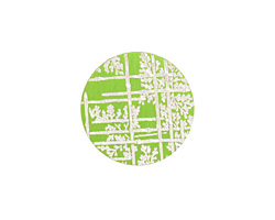 Lillypilly Lime Green Bamboo Anodized Aluminum Disc 19mm, 24 gauge