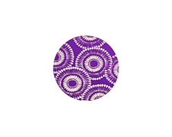Lillypilly Purple Dandelion Anodized Aluminum Disc 19mm, 24 gauge