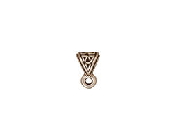 TierraCast Antique Silver (plated) Celtic Bail 6x10mm