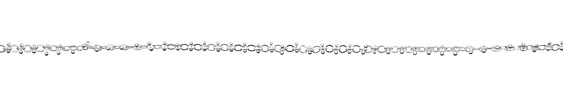 Silver (plated) Flat Oval Cable w/ Barbell Chain
