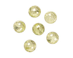 Lemon Ice Faceted Round 10mm