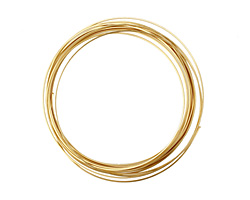 German Style Wire Non Tarnish Brass Square 22 gauge, 3.5 meters