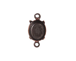 Nunn Design Antique Copper (plated) Oval Prong Setting 16x9mm