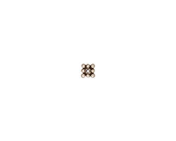 TierraCast Antique Silver (plated) Beaded Square Heishi 3mm
