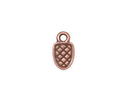 TierraCast Antique Copper (plated) Glue Pad Bail 8x14mm