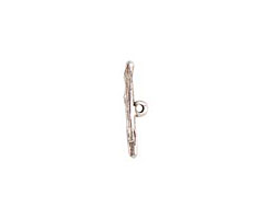 Nunn Design Antique Silver (plated) Twig Toggle Bar 25x3mm