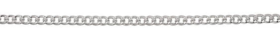 Silver (plated) Heavy Curb Chain