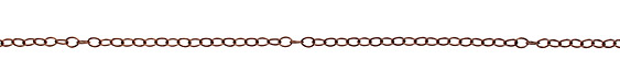 Vintaj Natural Brass Extra Fine Oval Chain