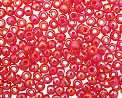 TOHO Transparent Rainbow Ruby Round 6/0 Seed Bead
