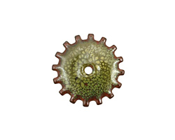 C-Koop Enameled Metal Olive Closed Gear 19mm