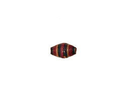 African Paper (forest, magenta, beige) Rice 9-10x6mm