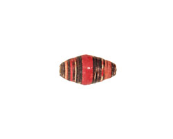 African Paper (red, cream, chocolate) Rice 15x8-9mm