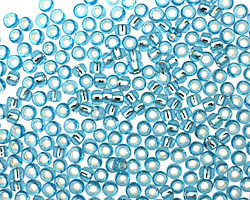 TOHO Aquamarine (with Silver Lining) Round 8/0 Seed Bead