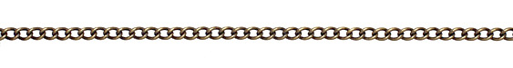 Antique Brass (plated) Medium Curb Chain