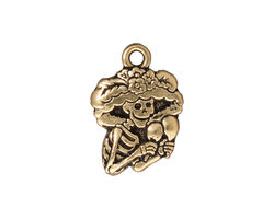 TierraCast Antique Gold (plated) Catrina 16x23mm