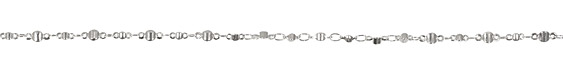 Silver (plated) Alternating Disc Chain