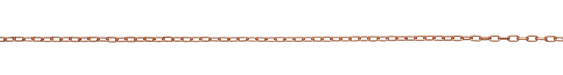 Rose Gold (plated) Drawn Cable Chain