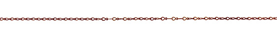 Antique Copper (plated) Flat Figure 8 Chain