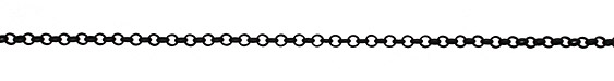 Matte Black (plated) Rollo Chain
