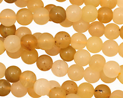 Yellow Opal Round 6-7mm