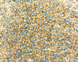 TOHO Rainbow Light Topaz (with Sea Foam Lining) Magatama 3mm Seed Bead