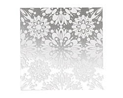 Lillypilly Silver Kaleidoscope Anodized Aluminum Sheet 3"x3", 22 gauge