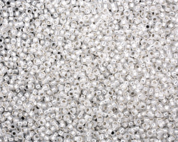 TOHO Milky White (with Silver Lining) Round 15/0 Seed Bead