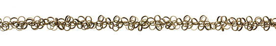 Antique Brass (plated) Falling Ring Chain