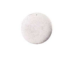 Nunn Design Antique Silver (plated) Flat Grande Circle Tag 31mm