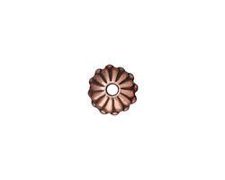 TierraCast Antique Copper (plated) Large Hole Joy Rondelle 6x10mm