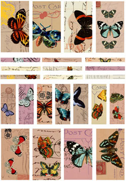 Nunn Design Butterflies Small Transfer Sheet