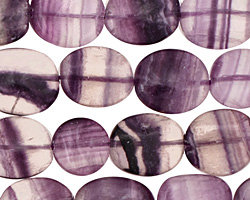 Rainbow Fluorite Flat Polished Pebble 14-17x13-16mm