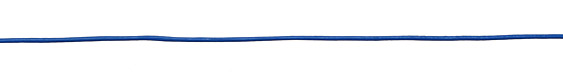 Blue Round Leather Cord 1.5mm