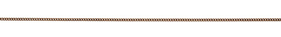 Antique Brass (plated) Flat Curb Chain