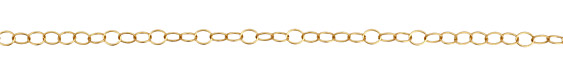 Satin Hamilton Gold (plated) Oval Cable Chain