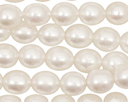 Pearly White Rice 10-11x9mm